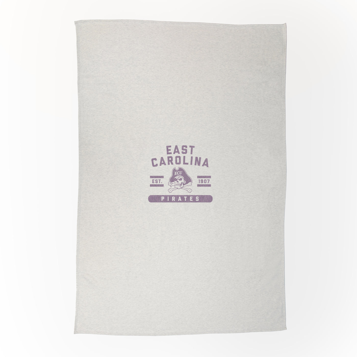 East Carolina Oatmeal Sweatshirt Blanket