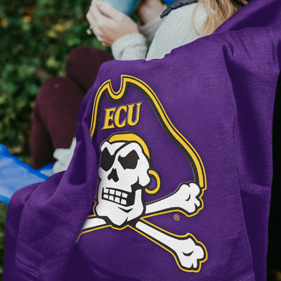 East Carolina Sweatshirt Blanket - Logo Brands