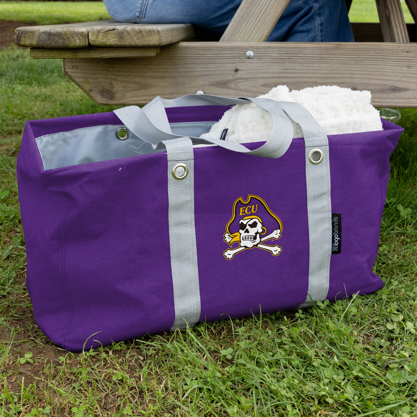 East Carolina Crosshatch Picnic Caddy - Logo Brands