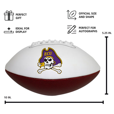 East Carolina Official-Size Autograph Football