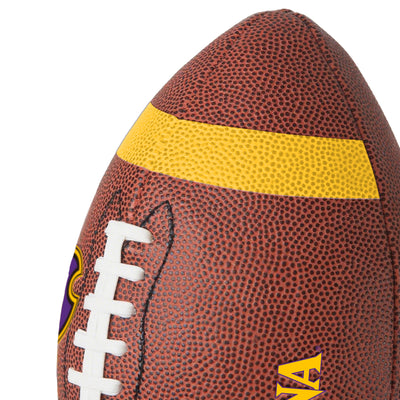 East Carolina Team Stripe Official-Size Composite Football