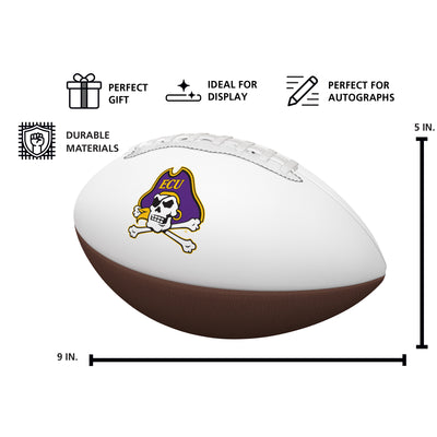 East Carolina Mini Autograph Football