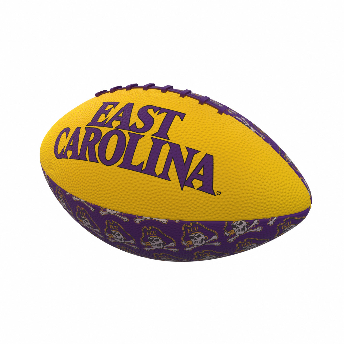 East Carolina Repeating Mini-Size Rubber Football