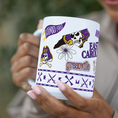 East Carolina 15oz Native Sublimated Mug