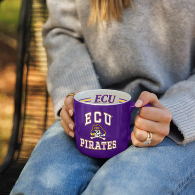 East Carolina 15oz Stripe Mug