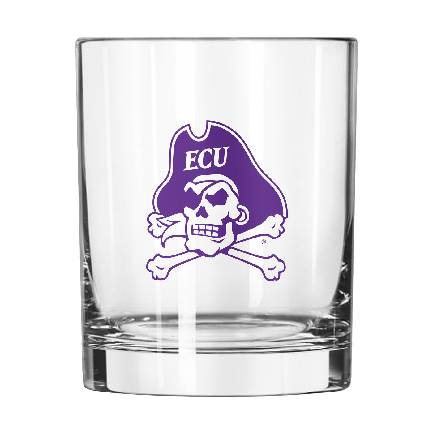 East Carolina 14oz Gameday Rocks Glass