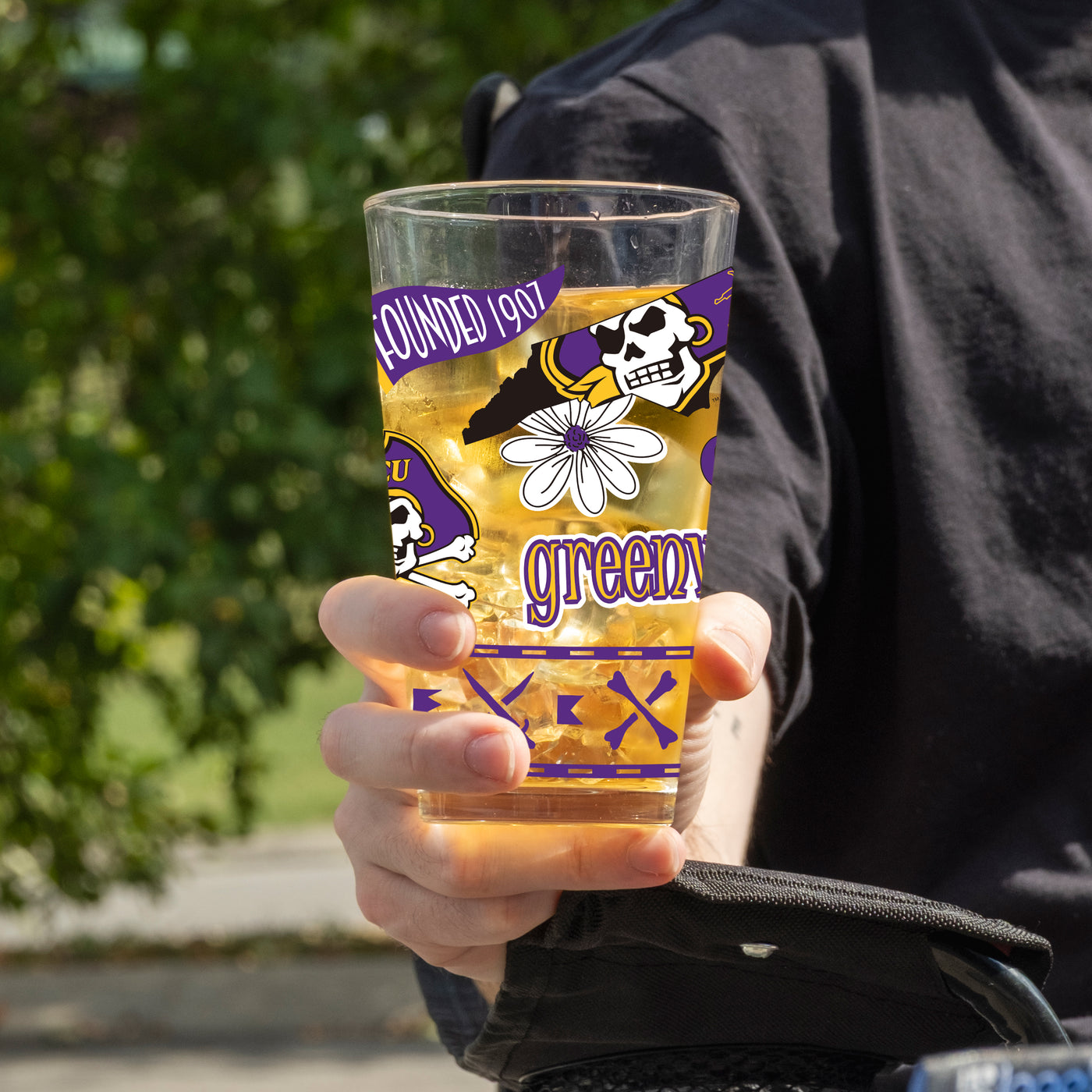 East Carolina 16oz Native Pint Glass