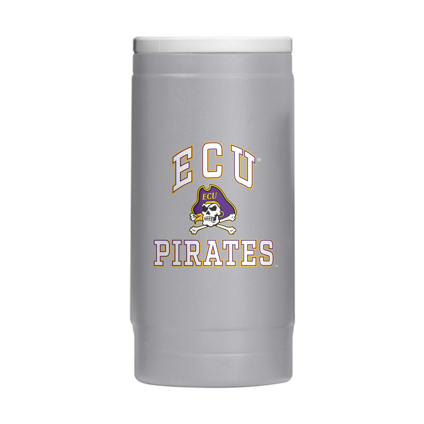 East Carolina 12oz Athletic Powdercoat SlimCan Coolie