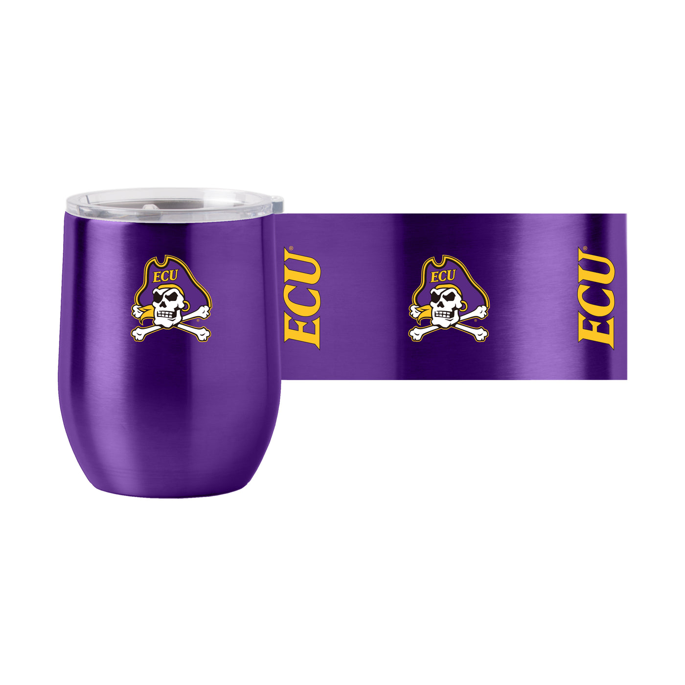 East Carolina 16oz Gameday Stainless Curved Beverage - Logo Brands