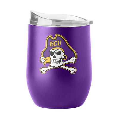 East Carolina 16oz Flipside Powder Coat Curved Bev - Logo Brands