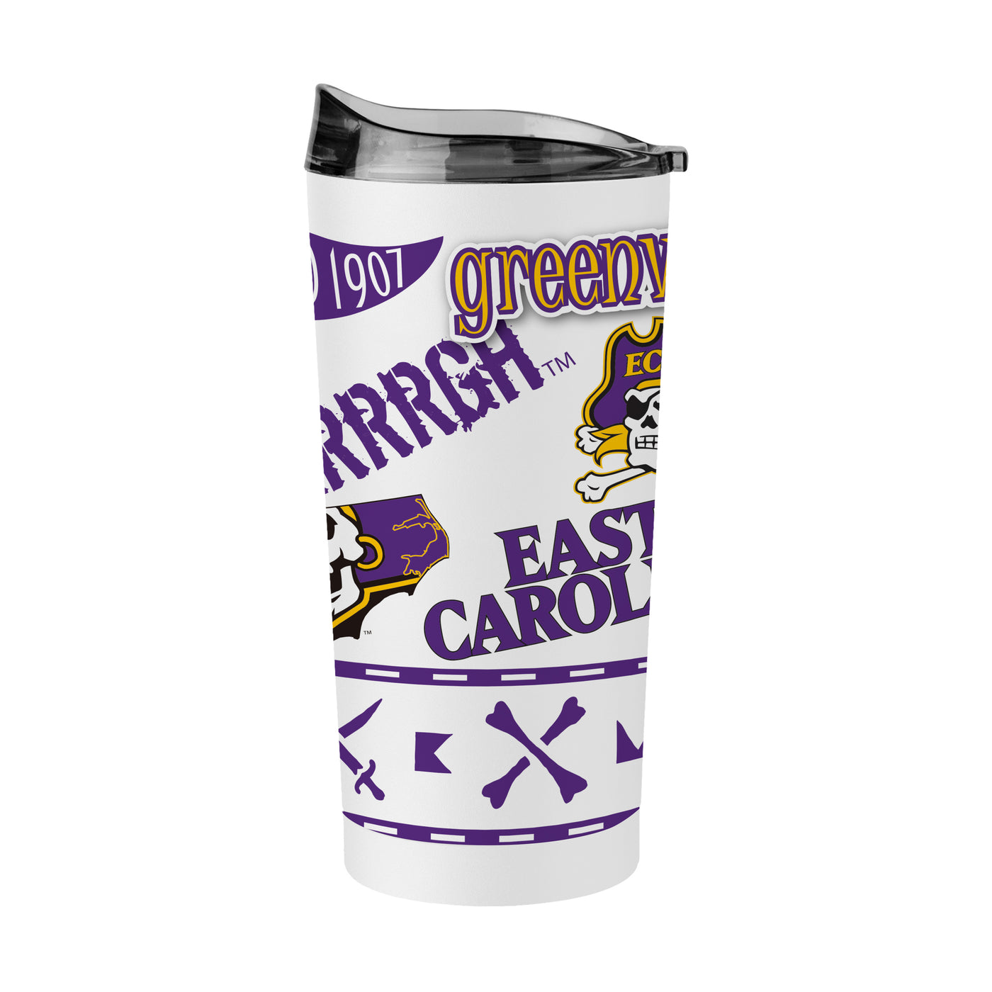 East Carolina 20oz Native Powder Coat Tumbler