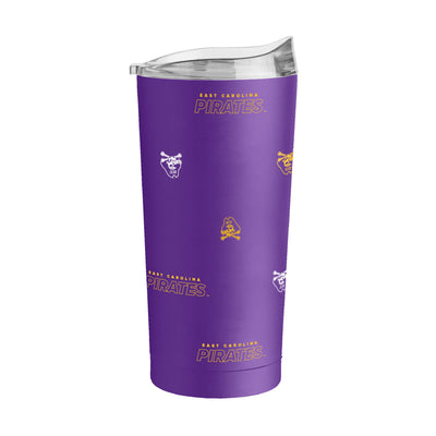 East Carolina 20oz Step And Repeat Powder Coat Tumbler