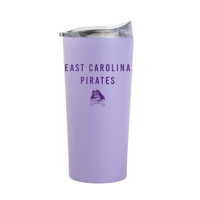 East Carolina 20oz Tonal Lavender Powder Coat Tumbler