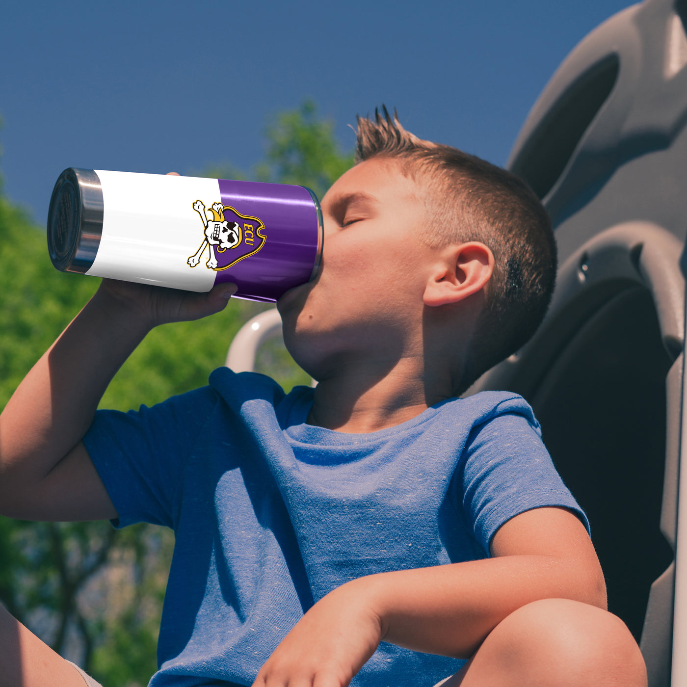 East Carolina Colorblock 20oz Stainless Tumbler