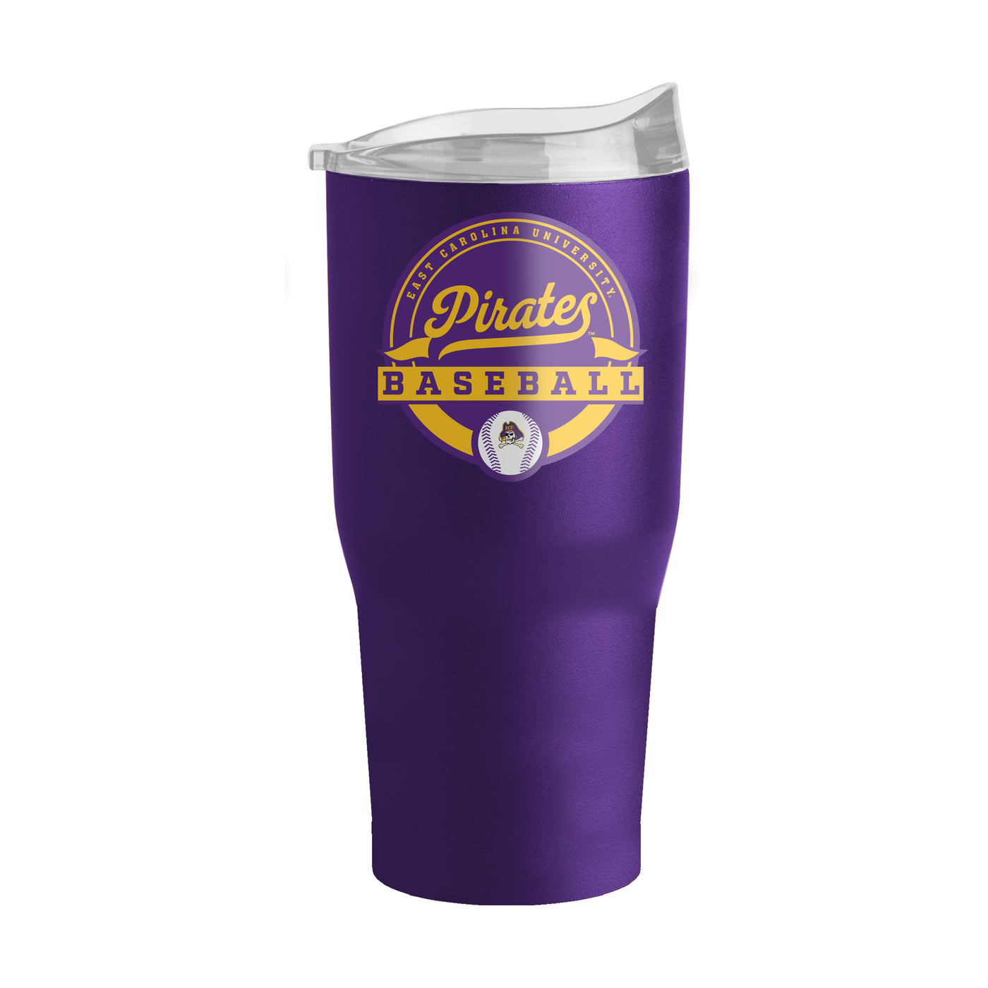 East Carolina 30oz Baseball Powder Coat Tumbler