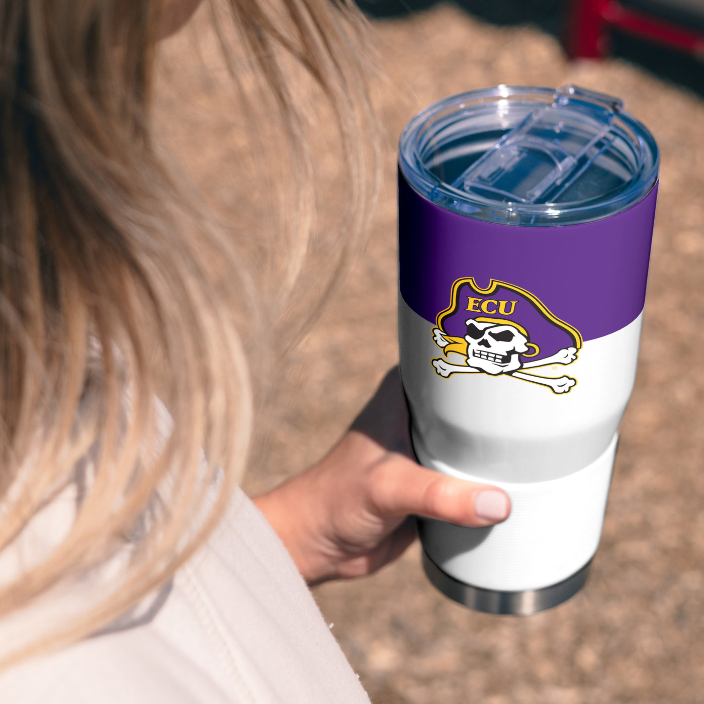 East Carolina 30oz Colorblock Stainless Steel Tumbler