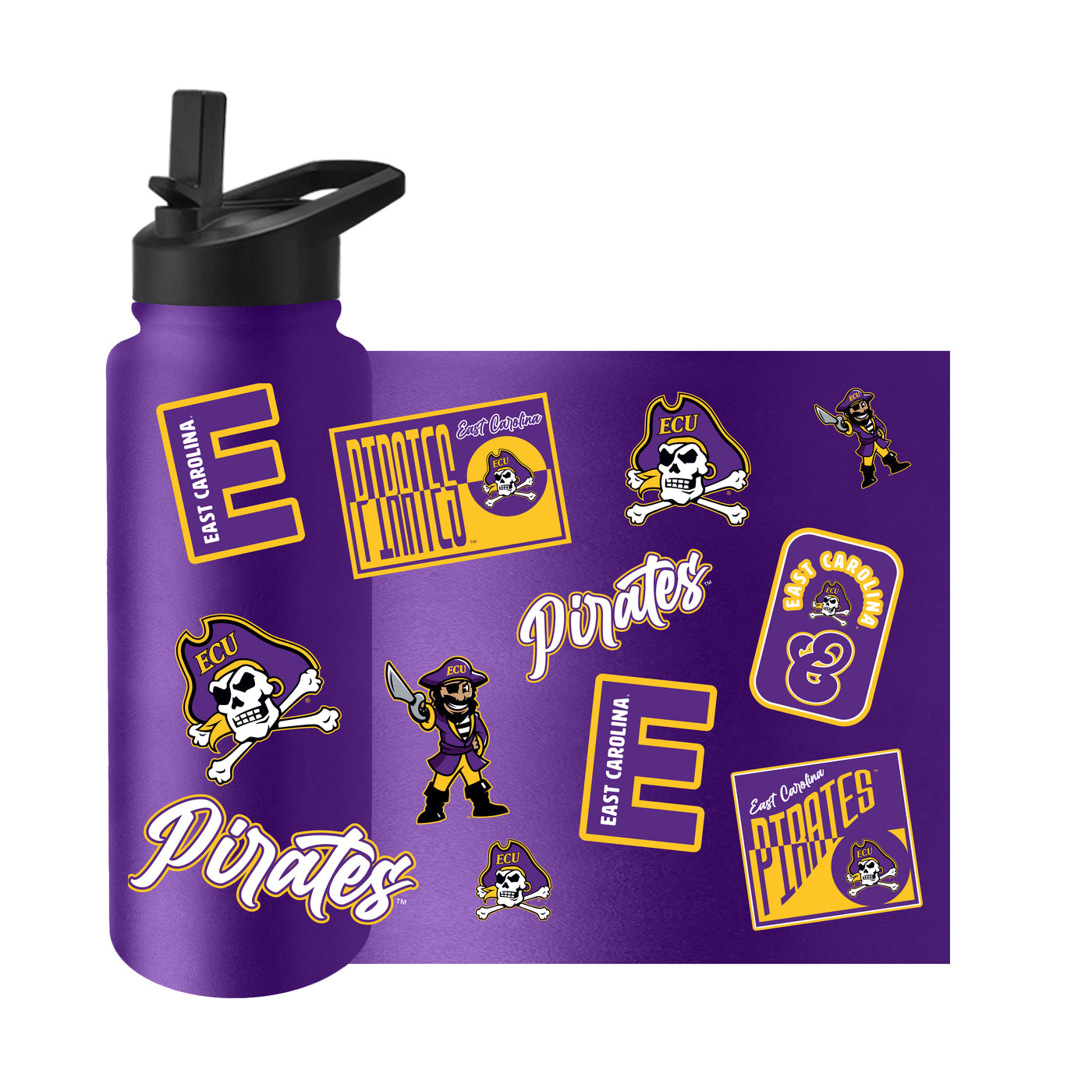 East Carolina 34oz Dreamweave Quencher Bottle