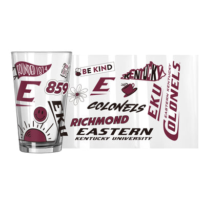 Eastern Kentucky 16oz Native Pint Glass