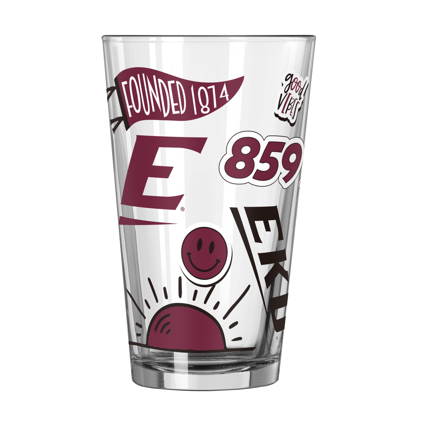 Eastern Kentucky 16oz Native Pint Glass