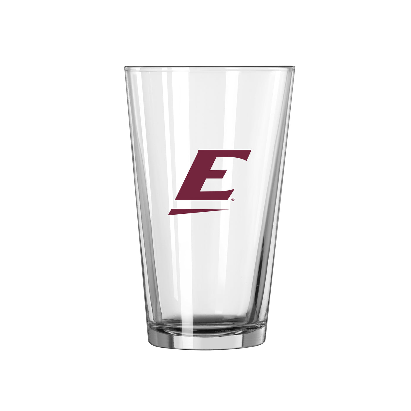 Eastern Kentucky 16oz Logo Pint Glass - Logo Brands