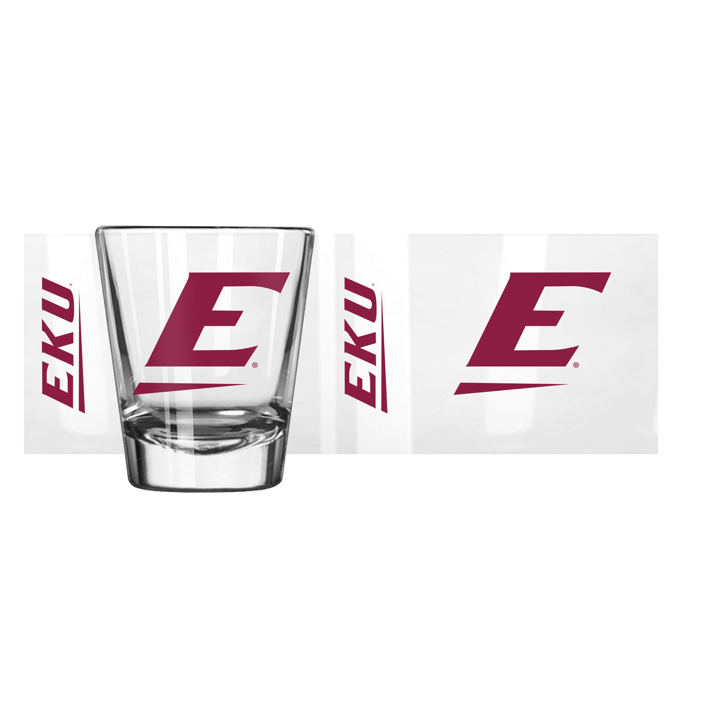 Eastern Kentucky 2oz Gameday Shot Glass