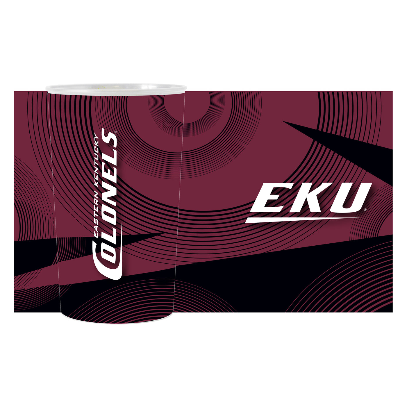 Eastern Kentucky Geometric Hardwall Cup 4 Pack