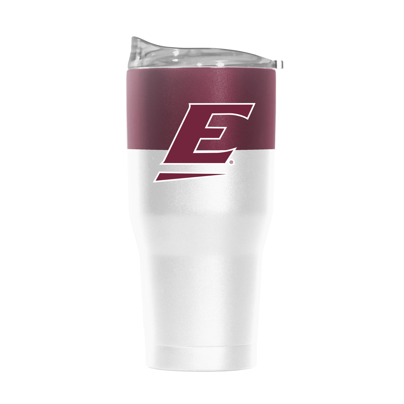 Eastern Kentucky 30oz Colorblock White Powder Coat Tumbler