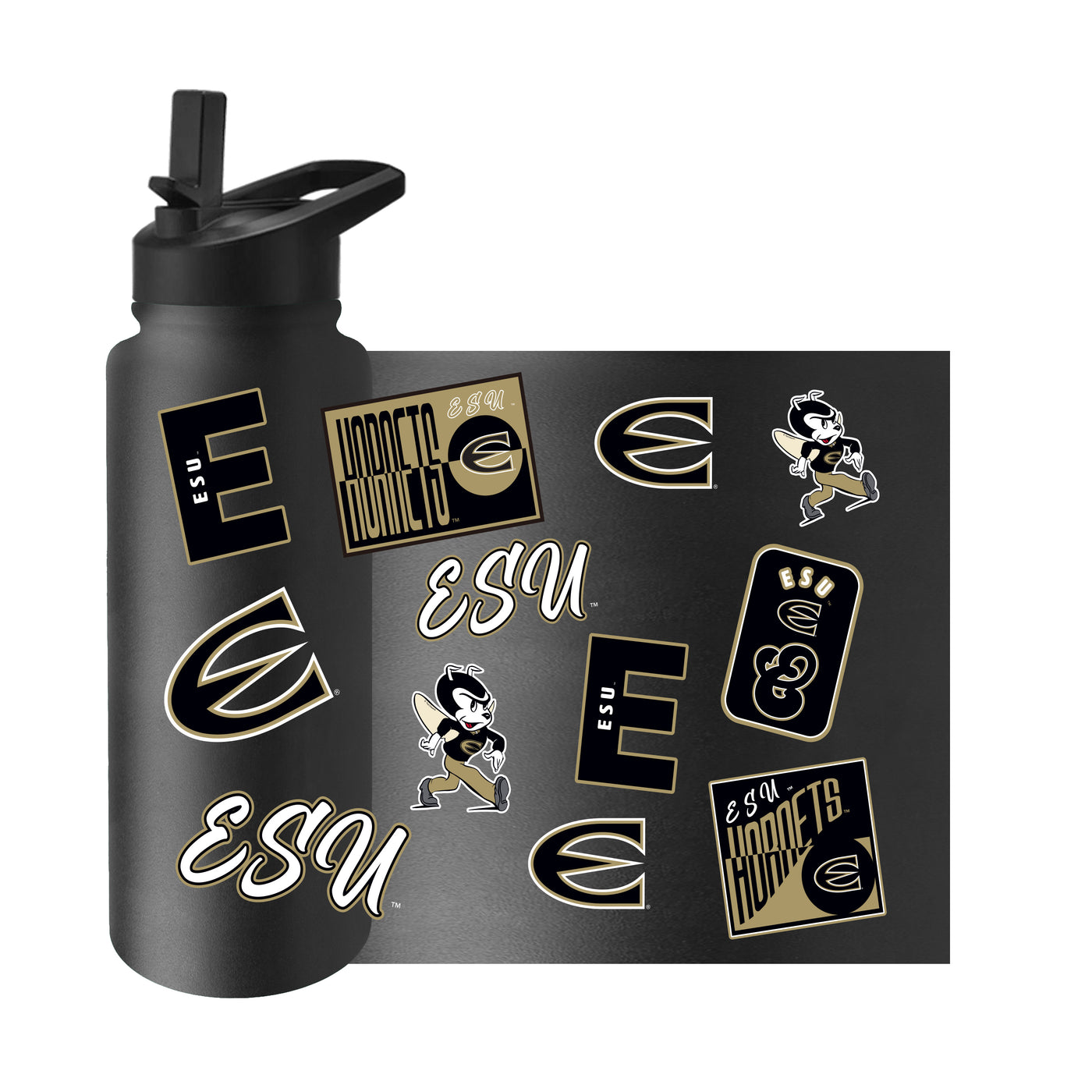 Emporia State 34oz Dreamweave Quencher Bottle