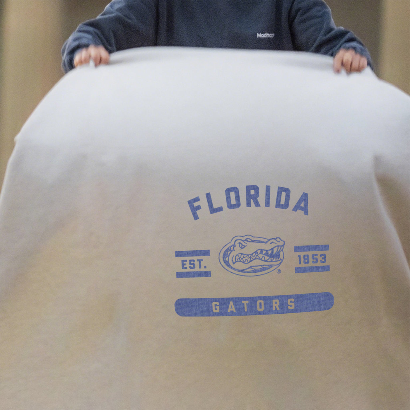 Florida Oatmeal Sweatshirt Blanket