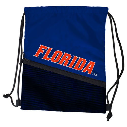 Florida Tilt Backsack bag by Logo Brands with a colorful Florida-themed design, featuring adjustable straps and spacious interior.