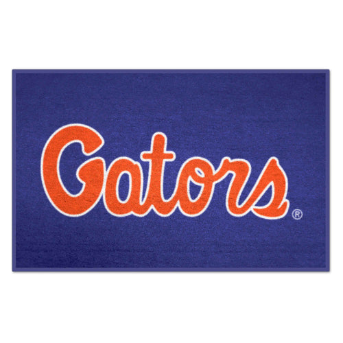 University of Florida Logo Brands starter mat with green and orange colors, featuring the Florida Gators logo on a durable mat.