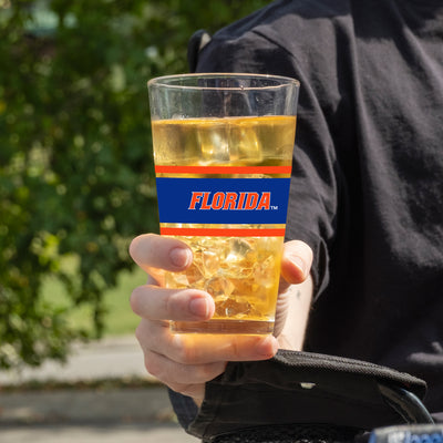 Florida 16oz Stripe Pint Glass