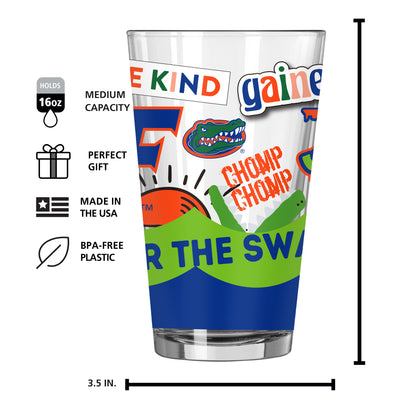 Florida 16oz Native Pint Glass