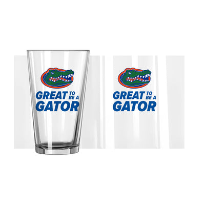 Florida 16oz Slogan Pint Glass