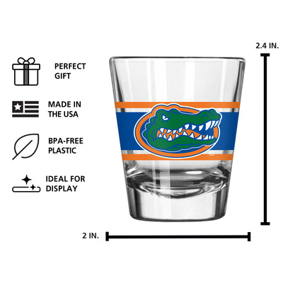 Florida 2oz Stripe Shot Glass