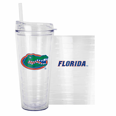 Florida 22oz Flipside Dbl Wall Clear Tumbler