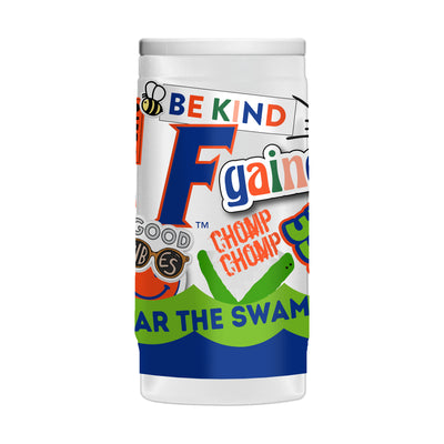 Florida 12oz Native Powder Coat Slim Can Coolie