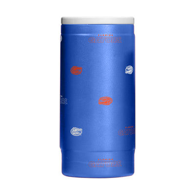 Florida 12oz Step And Repeat Powdercoat SlimCan Coolie