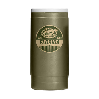 Florida  Badge Powder Coat Slim Can Coolie