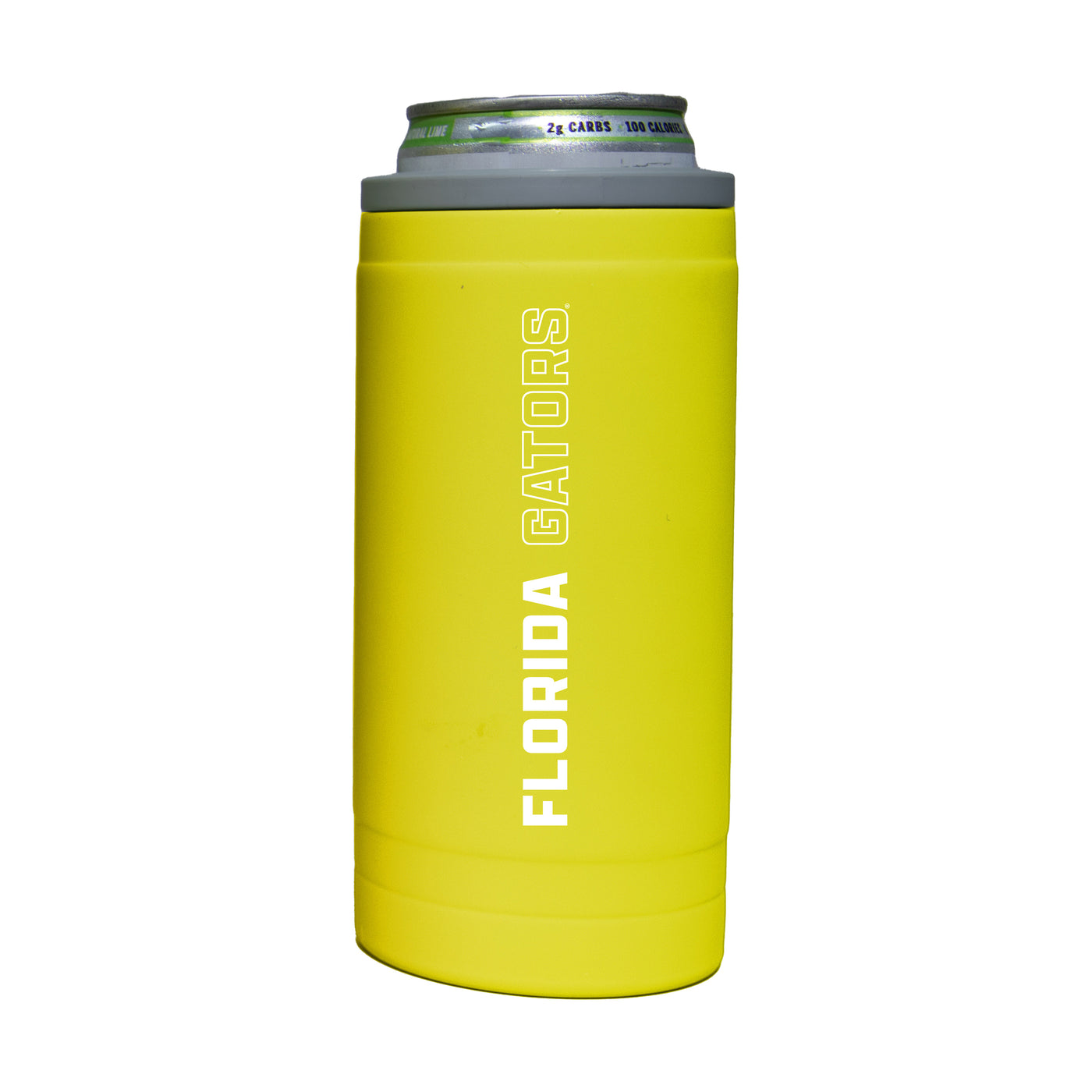 Florida 12oz Cru Stacked Soft Touch Slim Coolie
