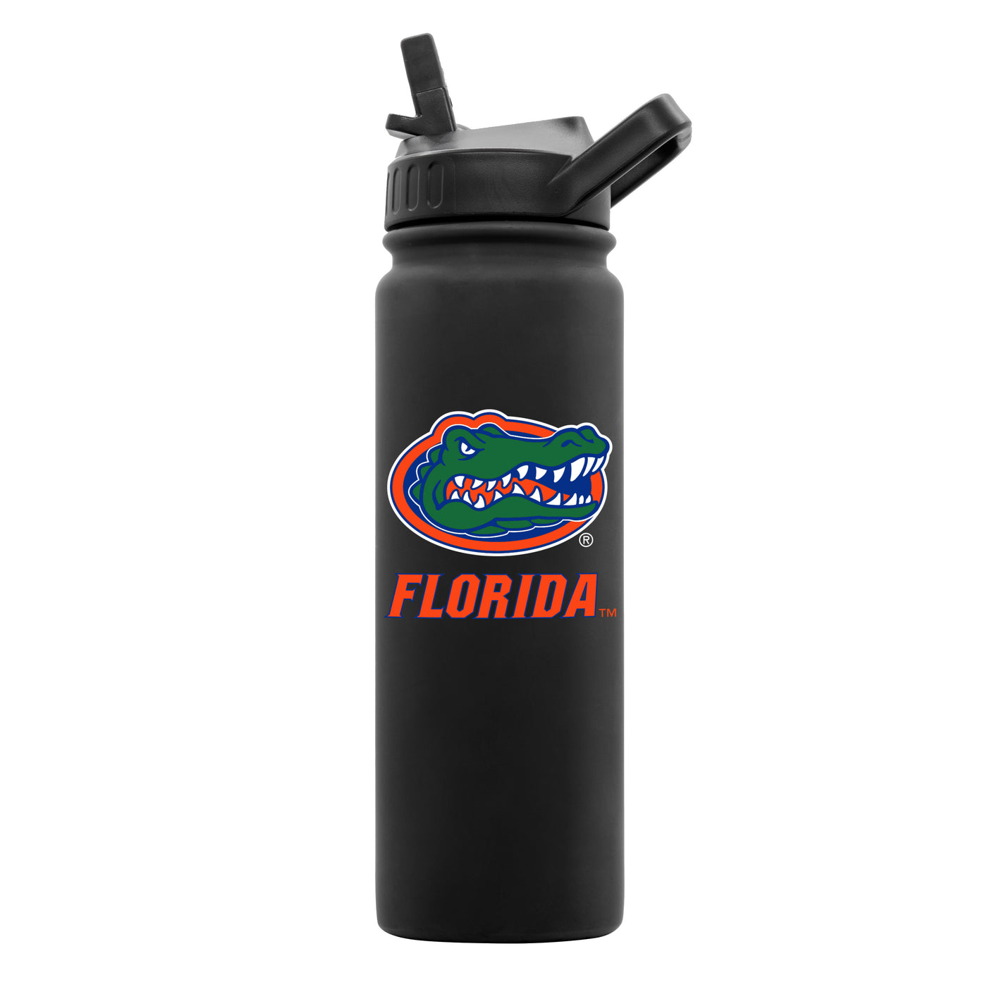 Florida 24oz Black Soft Touch Bottle