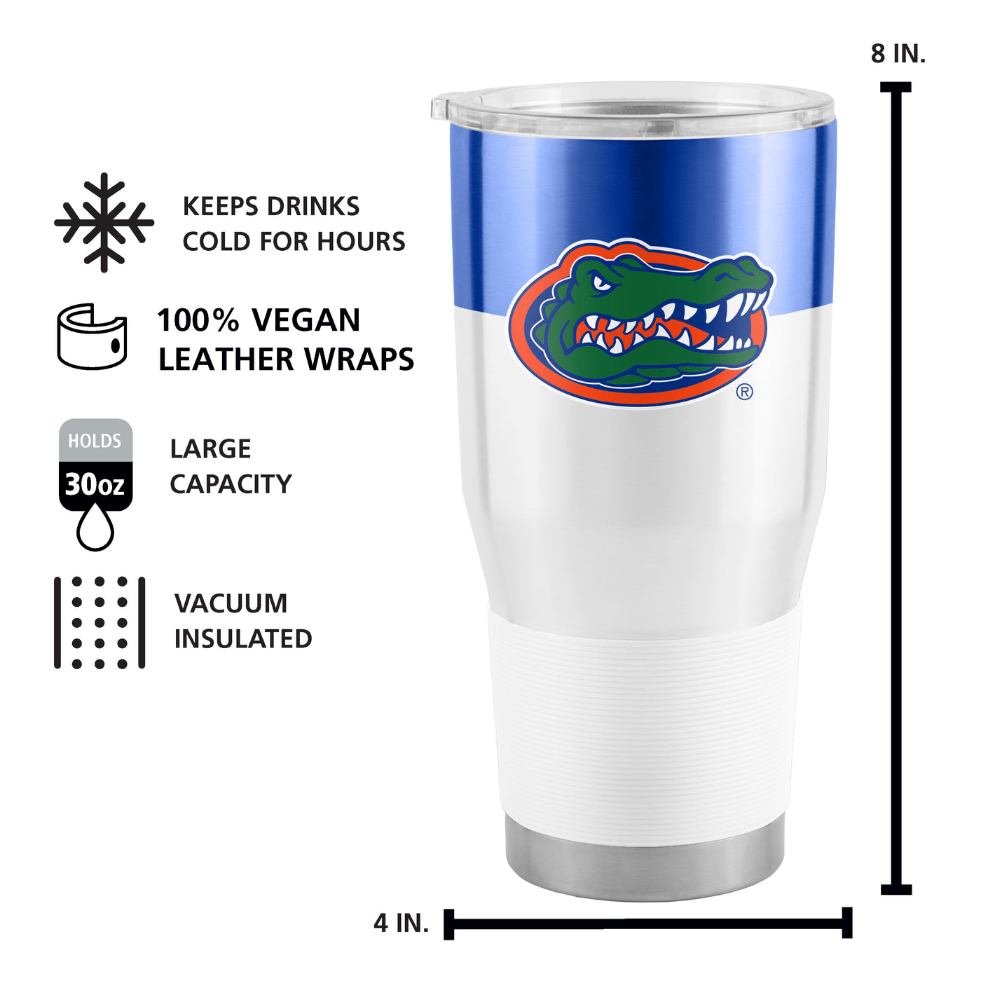 Florida 30oz Colorblock Stainless Tumbler
