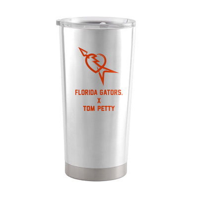 Florida / Tom Petty CoBrand White 20oz Stainless Tumbler