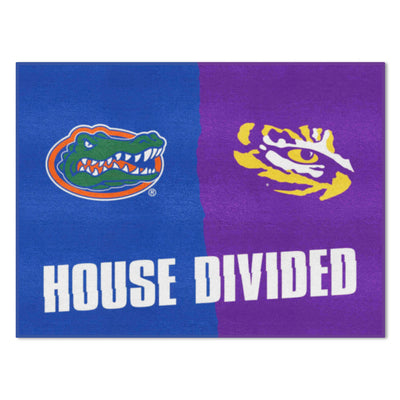House Divided Mat - Florida / LSU