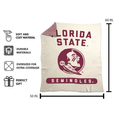 Florida State Luxe Prime Dreams Throw