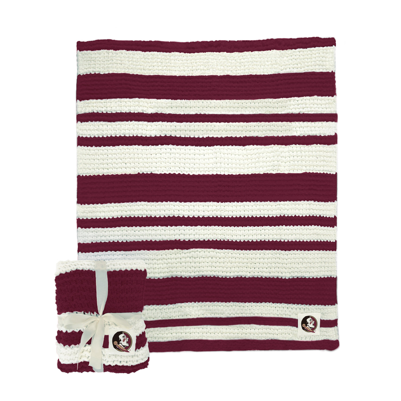 Florida State Cable Knit Throw 50x60