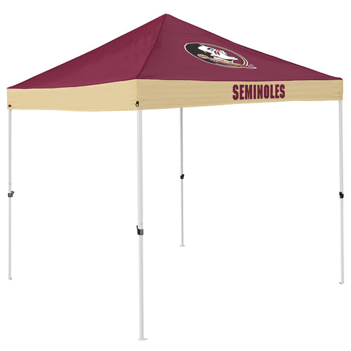 Florida State Economy Canopy shelter by Logo Brands, lightweight outdoor canopy with team logo and sturdy frame for shade and protection.