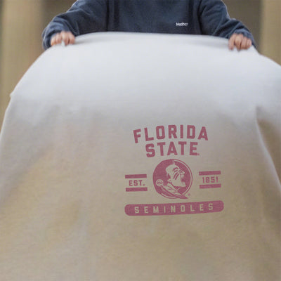 Florida State Oatmeal Sweatshirt Blanket