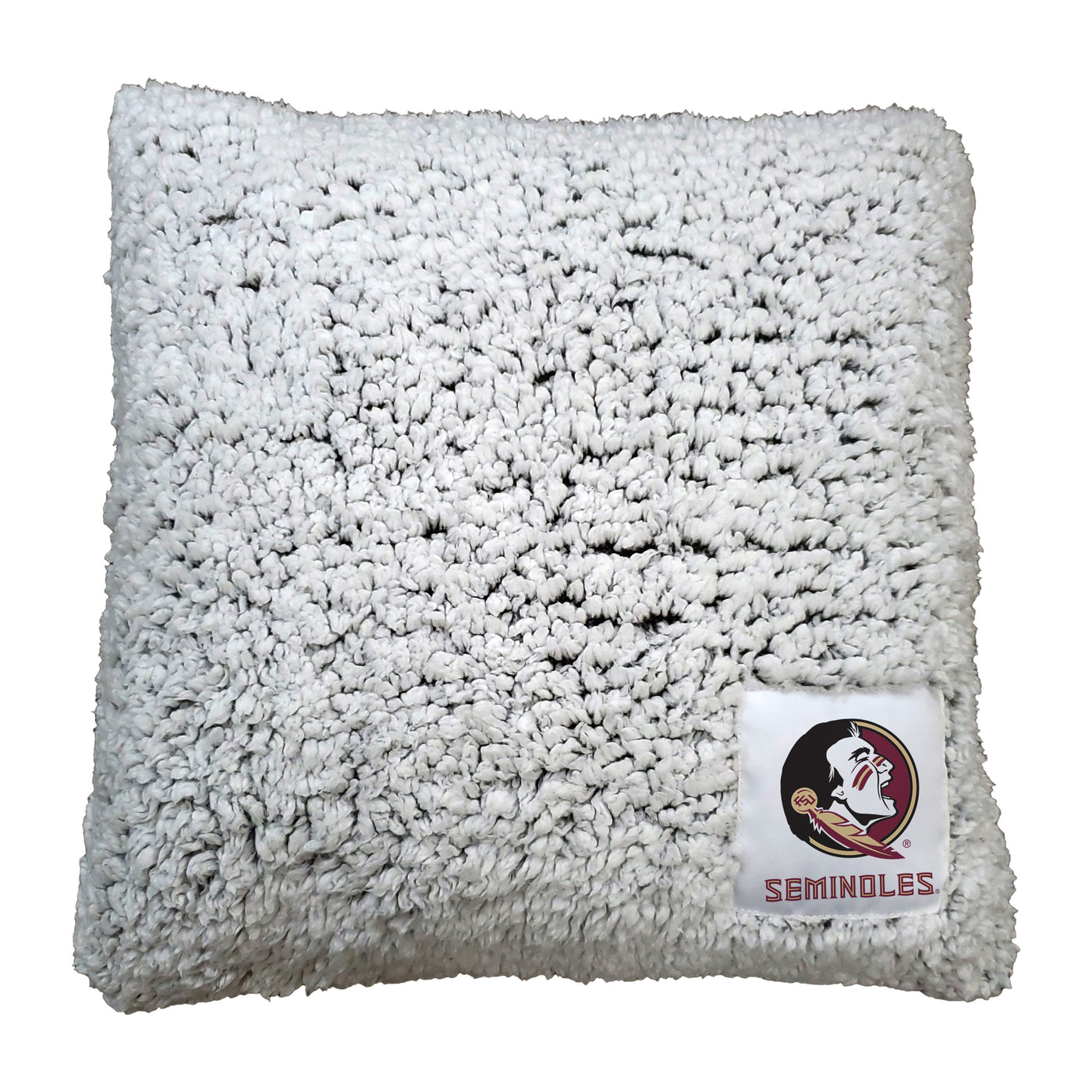 FL State Campus Colors Frosty Throw Pillow