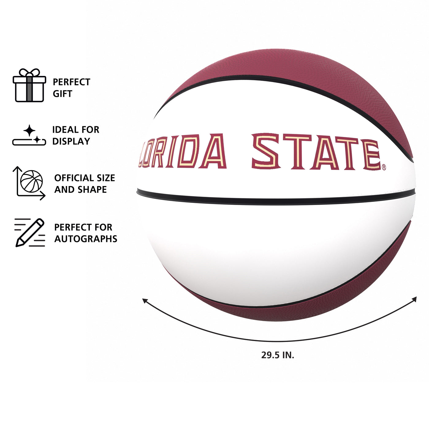 FL State Official-Size Autograph Basketball